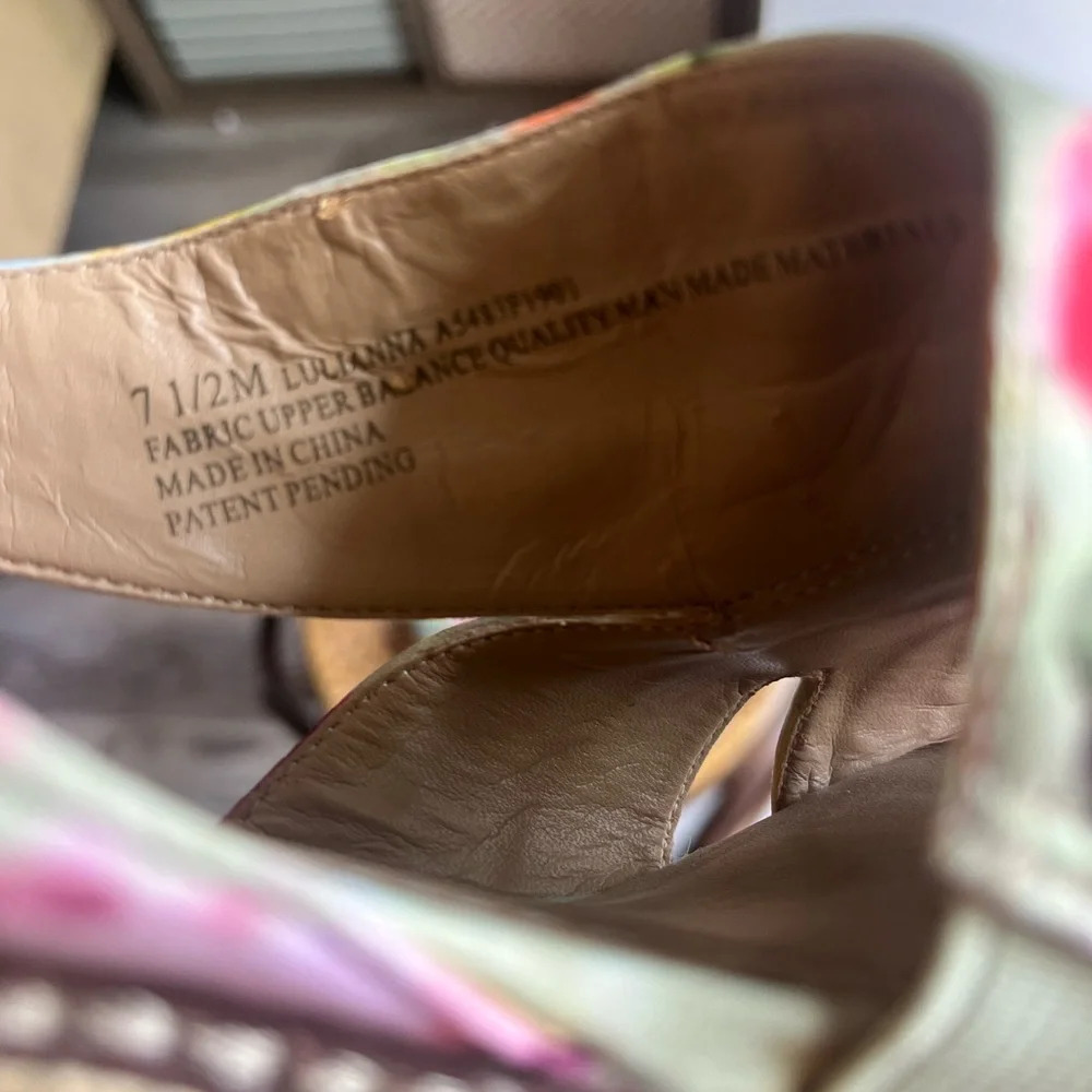 Naturalizer Multicolor Strappy Wedges - Picture 11 of 12